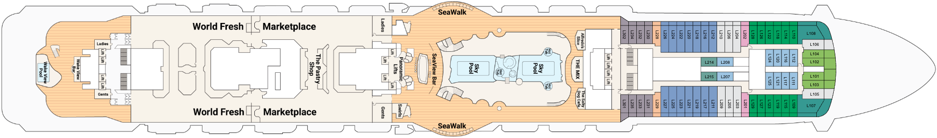 Princess Cruises Enchanted Princess Deck 16 - Lido.png